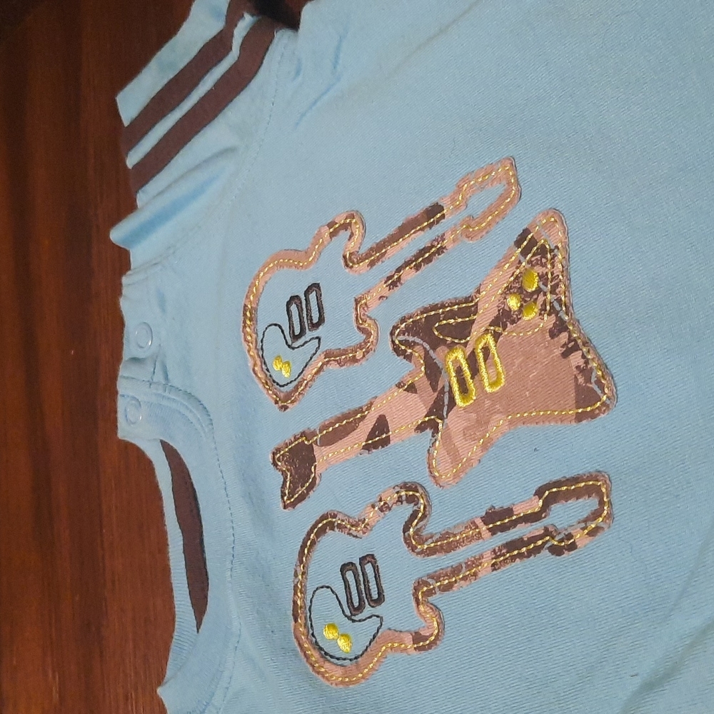 Guitar onesie 6 months